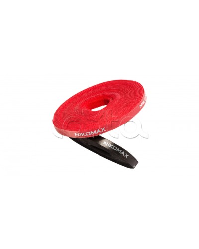 NIKOMAX (NMC-CTV05M-25-RL-GN) - Стяжка-липучка NIKOMAX нарезаемая, в рулоне 5м, ширина 25мм, зеленая в Прокопьевске Стяжки-хомуты Pintop.ru
