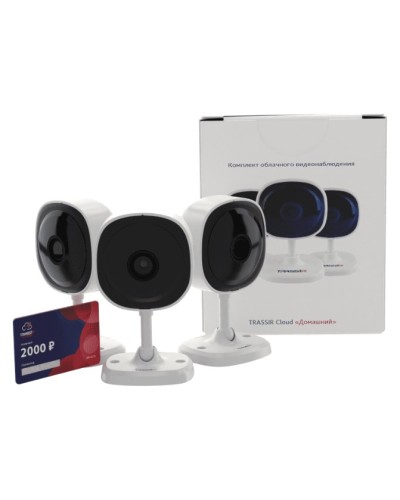 Комплект облачного видеонаблюдения TRASSIR 3TRCloud2000 в Прокопьевске IP-камеры Pintop.ru