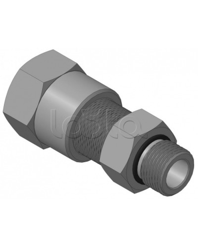 Кабельный ввод с резьбой G1/2 мм для прокладки кабеля в металлорукаве РЗ-ЦП-15, с уплотнением кабеля и проходным диаметром кабеля d=6-10 мм Спектрон КВМ-15/10-Н-G1/2 в Прокопьевске Аксессуары для кабель-канала Pintop.ru