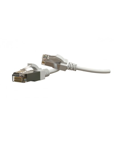 Патч-корд S/FTP Hyperline (PC-LPT-SFTP-RJ45-RJ45-C6-5M-LSZH-WH) в Прокопьевске Патчкорды (медные) Pintop.ru