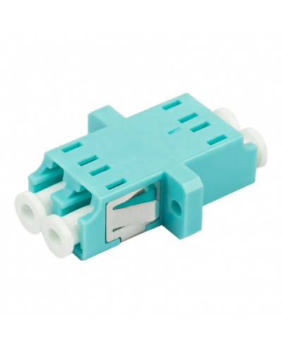 Адаптер оптический проходной LC-LC, OM3, дуплекс (duplex), бирюзовый Datarex DR-541123 в Прокопьевске Коммутационные изделия Pintop.ru
