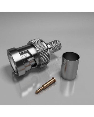 Разъем штекер BNC под обжим ПожТехКабель PTK-Accessories в Прокопьевске Коннекторы Pintop.ru