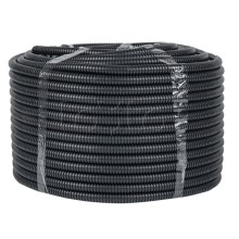 Труба гофр. негорючая безгалогеновая FRHF с протяжкой d16 мм (100 м) черная EKF-Plast (FRHF-16)