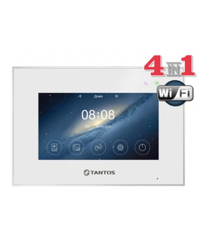 Монитор цветного видеодомофона Tantos Marilyn HD Wi-Fi IPS (White) в Прокопьевске Абонентские видеоустройства Pintop.ru