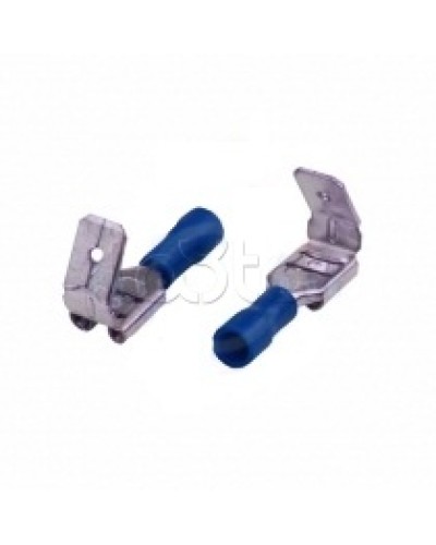 Клемма плоская изолированная 1.5-2.5 мм² (КПИ гнездо+штекер - 7.4мм+6.3мм) (100шт/уп) REXANT 08-0424 в Прокопьевске Клеммные колодки Pintop.ru