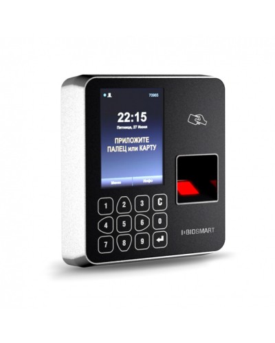 Терминал биометрический BioSmart WTC 2 MFR (Emarine, Mifare, NFC) в Прокопьевске Контроллеры Pintop.ru