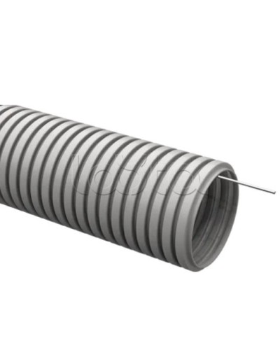 Труба гофр. ПВХ d=20 с зондом (100м) GENERICA IEK (CTG20-20-K41-100-G) в Прокопьевске Труба гофрированная Pintop.ru
