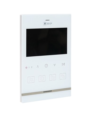 Видеодомофон IPV-01 бел. 4TFT 4пр. 2 канала IP20 EKF (int-ipv-01) в Прокопьевске Абонентские видеоустройства Pintop.ru