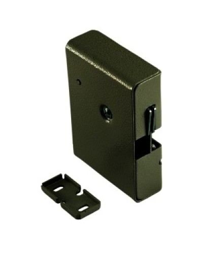 Замок электромеханический с толкателем и датчиком положения двери Promix-SM308.10.1 (черный) в Прокопьевске Электромеханические замки Pintop.ru