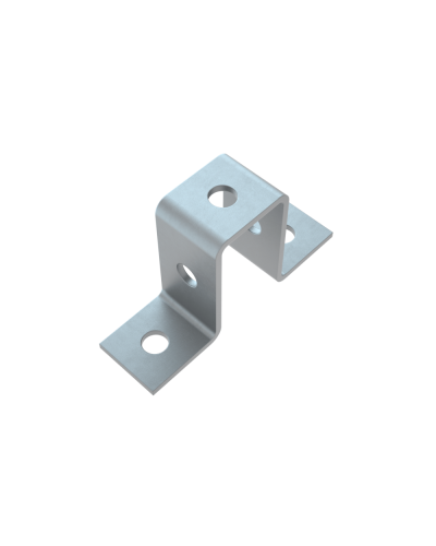 Прямоугольная скоба для страт-профиля 41х72 мм HD85 КМ-профиль (PS41-72 HD85) в Прокопьевске Держатели, клипсы, скобы Pintop.ru