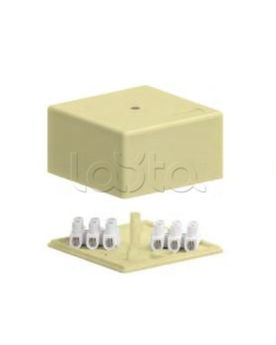 SD4 Коробка распределительная для о/п, 140x75x40мм без галогена (белый) Экопласт (72933HF) в Прокопьевске Распределительные коробки Pintop.ru