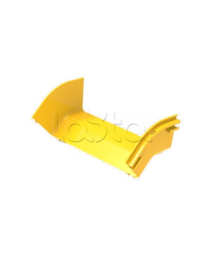 Угол 45° внешний (вниз) для оптического лотка Hyperline FBTR-360-ERS45 в Прокопьевске Аксессуары для лотков Pintop.ru