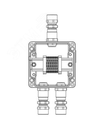 TBE-A-12-(6xCBC.2)-2xKA2MHK(A)-1xKA2MHK(C)1Ex e IIC Т5 Gb / Ex tb IIIC T95°C Db IP66 DKC (1201.121.22.121B) в Прокопьевске Комутационные взрывозащищенные коробки Pintop.ru