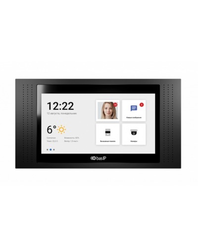 IP-видеодомофон BAS-IP AT-07L BLACK в Прокопьевске Вызывные IP панели Pintop.ru