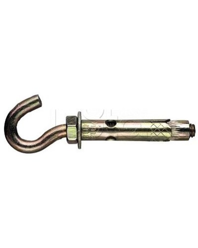 Анкерболт с крюком М10 12х100, (1уп=25шт) Экопласт (47585) в Прокопьевске Крепеж Pintop.ru