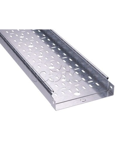 Лоток перфорированный 200x50x3000, толщина металла 1.5мм DKC 3526415 в Прокопьевске Кабельные лотки Pintop.ru