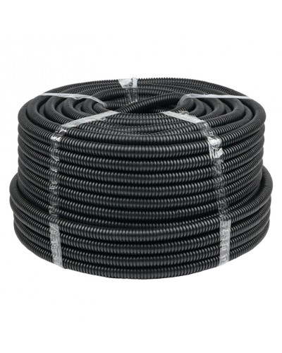 Труба гофр. ПНД с протяжкой d20 мм (100 м) черная EKF-Plast (tpnd-20) в Прокопьевске Труба гофрированная Pintop.ru