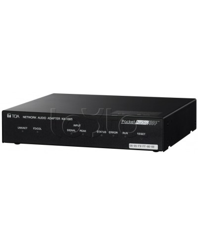 Шлюз передачи аудио, управляющих сигналов через сеть TOA NX-100S W в Прокопьевске Системы оповещения и трансляции TOA Pintop.ru