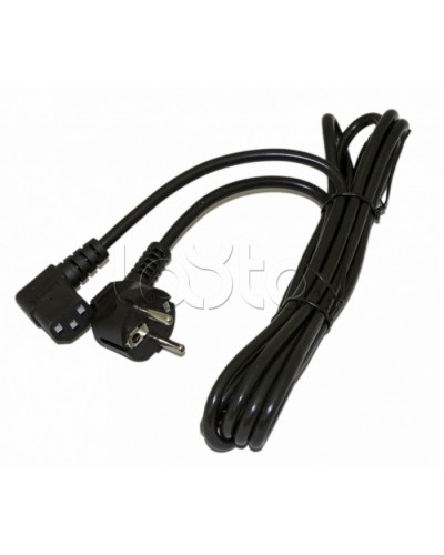 Кабель питания монитор-компьютер Hyperline PWC-IEC13A-SHM-3.0-BK в Прокопьевске Патч-корды и пигтейлы Pintop.ru