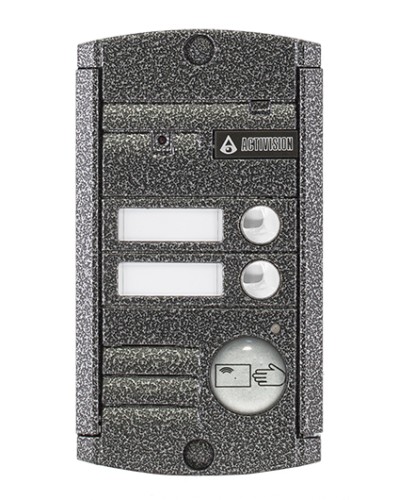 Видеопанель вызывная накладная цветная на 2 абонента с Proxy-считывателем Activision AVP-452 Proxy (PAL, антик) в Прокопьевске Вызывные видеопанели малоабонентные Pintop.ru