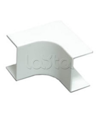 Угол внутренний плавный стандарт TIA 20х12,5 мм Экопласт 72114R в Прокопьевске Аксессуары для кабель-канала Pintop.ru