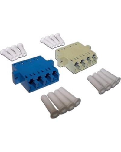 Адаптер оптический LC, OM3 корпус SC, квадро LANMASTER LAN-4LC/S-AM-OM3 в Прокопьевске Коннекторы Pintop.ru