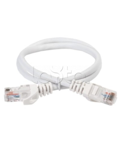 Коммутационный шнур (патч-корд) кат.5E UTP 0,5м белый ITK (PC08-C5EU-05M) в Прокопьевске Патч-корды и пигтейлы Pintop.ru