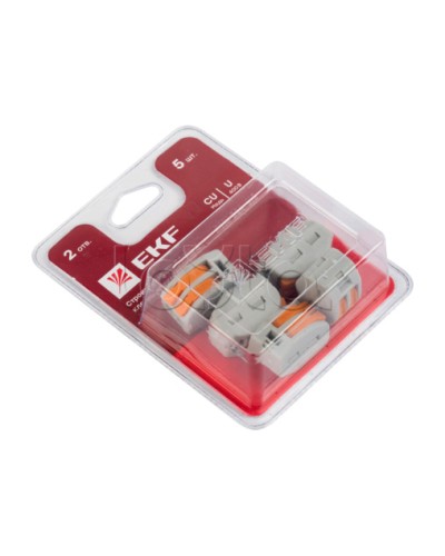 Клемма СМК 222-412 блистер (5шт) EKF (plc-smk-412b) в Прокопьевске Клеммные колодки Pintop.ru