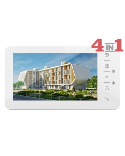 Монитор цветного видеодомофона Tantos Prime HD (White) VZ в Прокопьевске Абонентские видеоустройства Pintop.ru