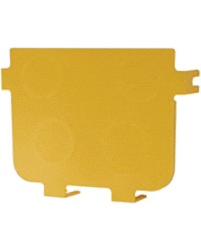 Заглушка оптического лотка торцевая 360 мм, желтая LANMASTER LAN-OT360-ND в Прокопьевске Аксессуары для кабель-канала Pintop.ru