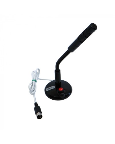 Микрофон диспетчера (разъем 5 вилка) Кристалл СДК-34.5(S/RS) в Прокопьевске Дополнительное оборудование для ОПС Pintop.ru