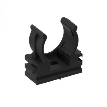 CFQ20 Держатель (клипса) для труб, для монтажного пистолета D20мм, цвет чёрный (50шт) Экопласт (41520BL)