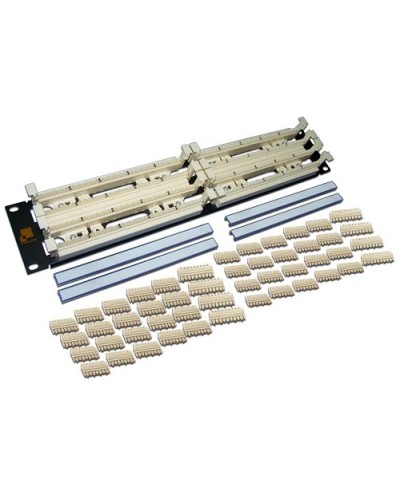 Панель кроссовая 110 типа, 200 пар, 19, 2U LANMASTER LAN-RS110-200FT в Прокопьевске Кроссовое оборудование тип 110 Pintop.ru