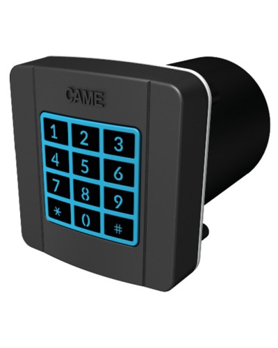 Клавиатура кодонаборная накладная, 12 кнопок, синяя подсветка Came 806SL-0150 в Прокопьевске Запчасти для шлагбаумов и автоматики Pintop.ru