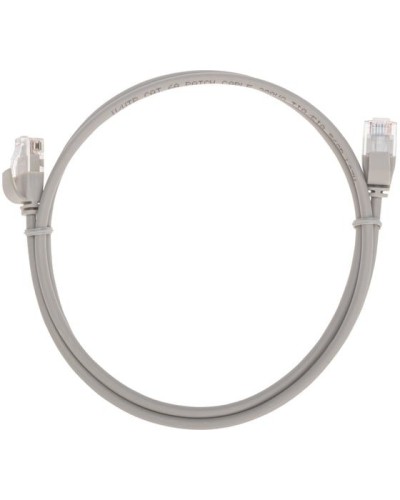 Патч-корд U/UTP, CAT 6A (10G), RJ45-RJ45, 28AWG, LSZH, серый, 1м REXANT 02-0380-1 в Прокопьевске Патчкорды (медные) Pintop.ru