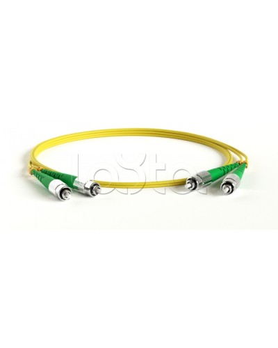 Патч-корд волоконно-оптический Hyperline FC-D2-9-FC/AR-LC/AR-H-1M-LSZH-YL в Прокопьевске Патч-корды оптические Pintop.ru