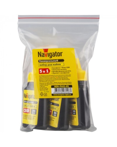 Набор для пайки Navigator 93 146 NEM-Ph02-H5 (5 шт) в Прокопьевске Аксессуары для кабель-канала Pintop.ru