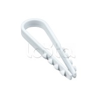 Дюбель-хомут для круглого кабеля (11-18мм) белый (50шт.) EKF PROxima (plc-ncs50-11x18w)