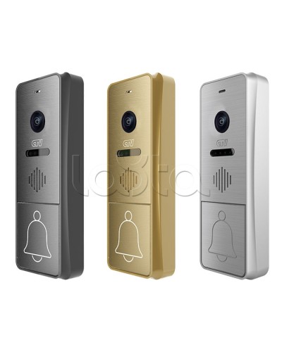 Панель вызывная CTV-D4004FHD (золото) в Прокопьевске Вызывные видеопанели малоабонентные Pintop.ru