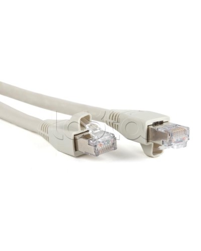 Патч-корд RJ45-RJ45, 4 пары, STP, кат.6a, LSZH (2м) Hyperline PC-LPM-STP-RJ45-RJ45-C6a-2M-LSZH-GY в Прокопьевске Патчкорды (медные) Pintop.ru