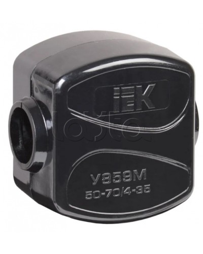 Зажим кабельный ответвительный У-859М (50-70/4-35мм2) IP20 IEK (UKZ-ZO-859M) в Прокопьевске Клеммные колодки Pintop.ru