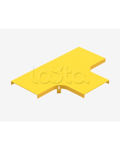 Крышка на ответвитель Т-образный пластиковый Hyperline FBTR-120-TEE-CVR в Прокопьевске Аксессуары для лотков Pintop.ru