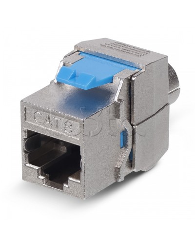 Вставка Keystone Jack RJ-45(8P8C) Cabeus KJ-RJ45-Cat.8-SH-180-Toolless в Прокопьевске Модули Keystone Pintop.ru