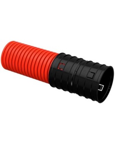 ELASTA Труба гофр. двустенная жесткая ПНД d=125мм (6м) IEK (EA-TG13-2-1-2-125-006-K04) в Прокопьевске Труба гофрированная Pintop.ru