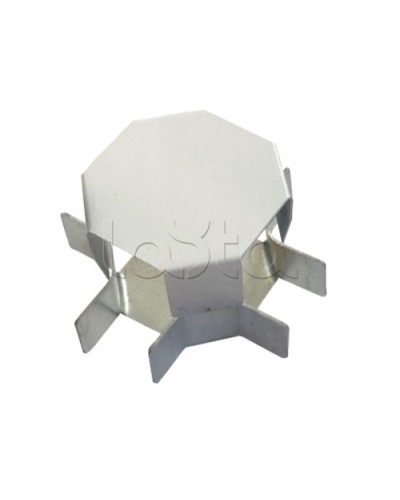 Соединитель ККМО Гефест Соединитель ККМО Угол 25 Х-образный металлический в Прокопьевске Аксессуары для лотков Pintop.ru