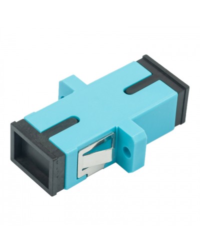 Адаптер оптический проходной SC-SC, OM3, симплекс (simplex), бирюзовый Datarex DR-540023 в Прокопьевске Коммутационные изделия Pintop.ru