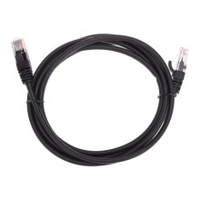 Патч-корд U/UTP, CAT 5e, RJ45-RJ45, 26AWG, LSZH, черный, 2м REXANT 02-0102-2