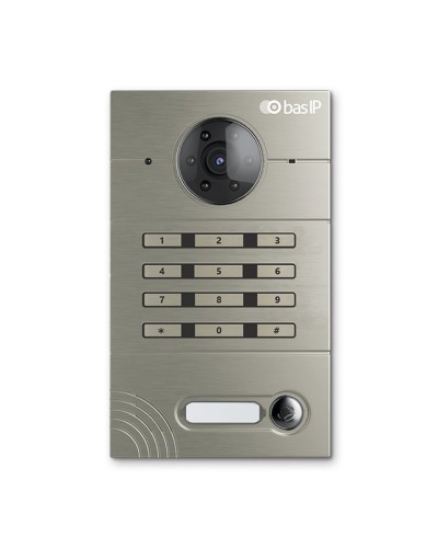 Панель вызывная BAS-IP AV-01KD GREY в Прокопьевске Вызывные видеопанели малоабонентные Pintop.ru