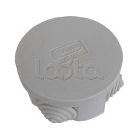 Коробка распределительная о/п с крышкой D65х35 мм, 4 вых. Экопласт 44004-1