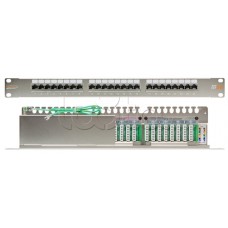 Патч-панель 19", 1U, 24xRJ45 NIKOMAX (NMC-RP24SD2-1U-MT)